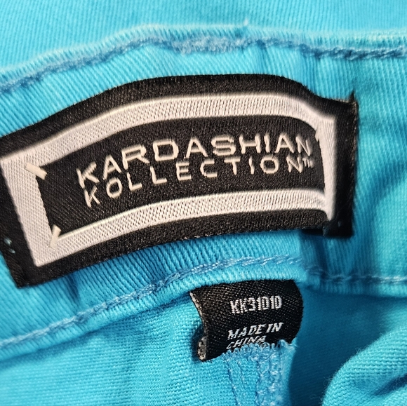 Kardashian Kollection Vibrant Blue Skinny Jeans 12 - Picture 2 of 7